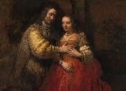 The Femish Bride (mk33) REMBRANDT Harmenszoon van Rijn